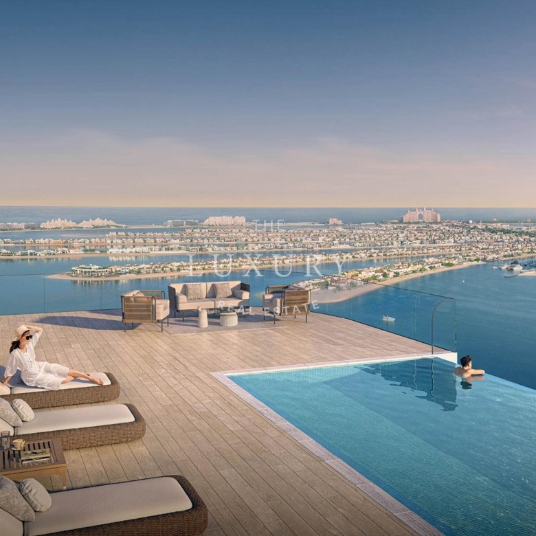 High-rise Palm Jumeirah apartments for sale with luxury features.