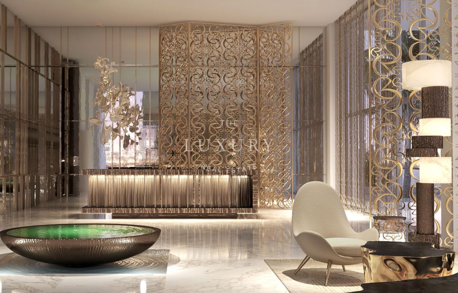 Stylish luxury apartments for sale in Dubai with city views.