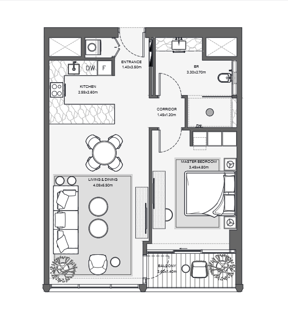 Modern properties Dubai with sleek designs.